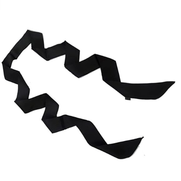 Thin Skinny Scarf, Satin, Burgundy, NWOT - Picture 4 of 5